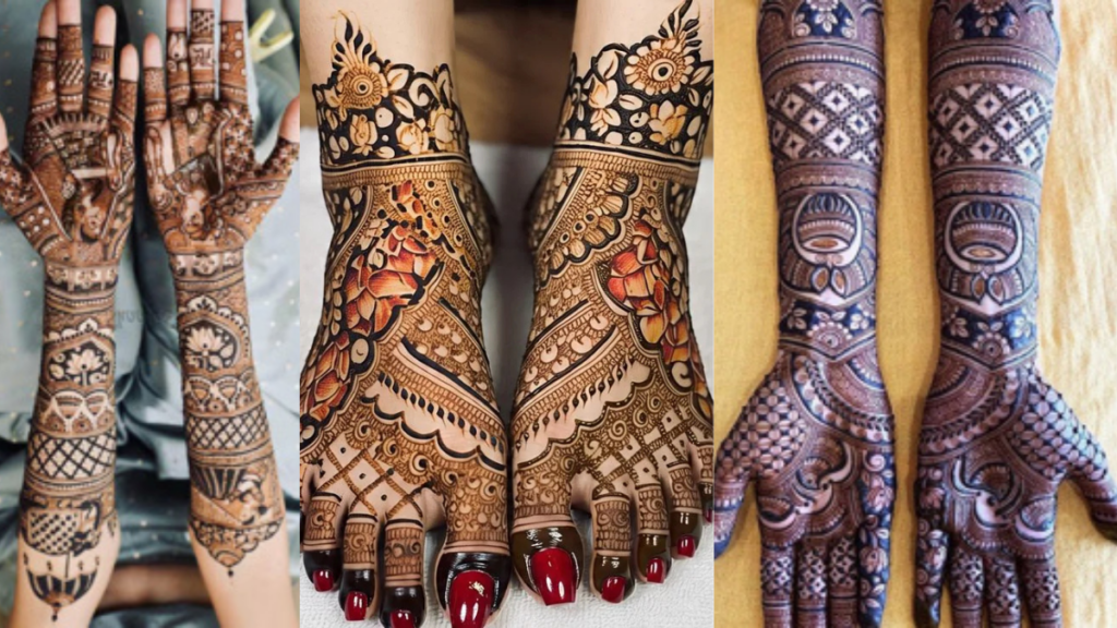 New mehendi design 2025 पारंपरिक से मॉडर्न तक, फूलों और ज्यामितीय पैटर्न के साथ खास ब्राइडल और फेस्टिवल स्टाइल