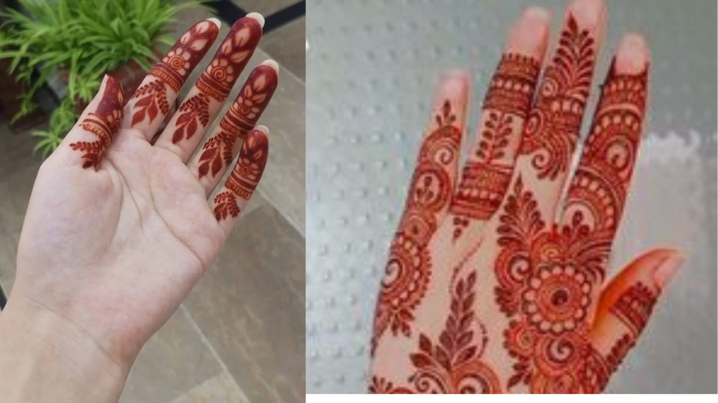 Royal finger mehndi disigen