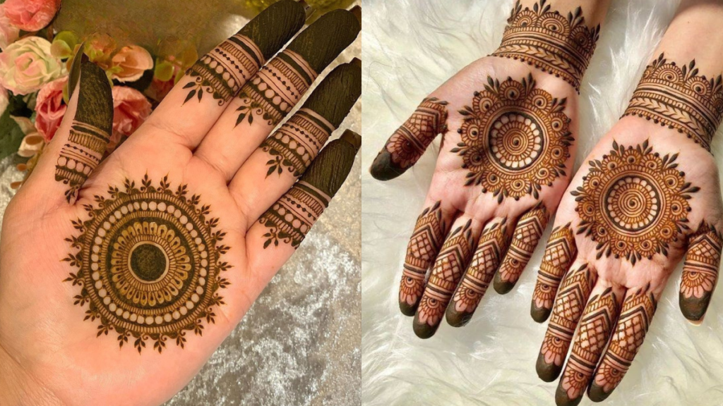 hand simple mehndi design रॉयल फ्रंट हैंड मेहंदी डिज़ाइन