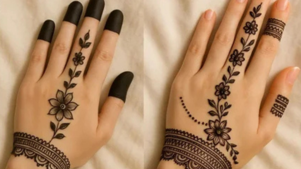 Mehndi designs easy