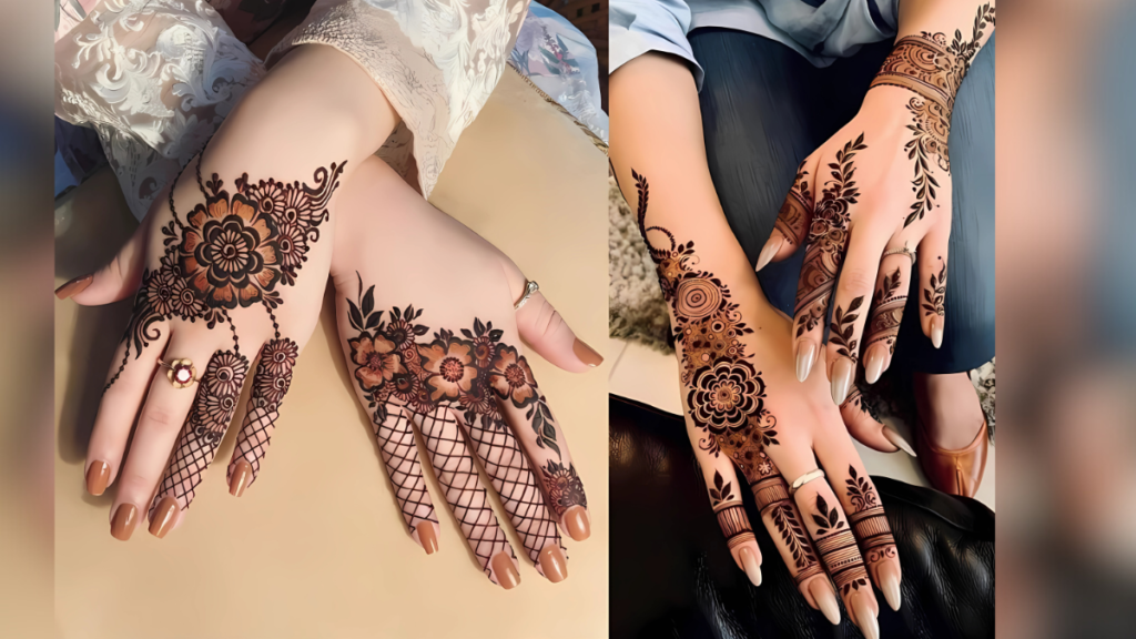 Aesthetic mehndi design