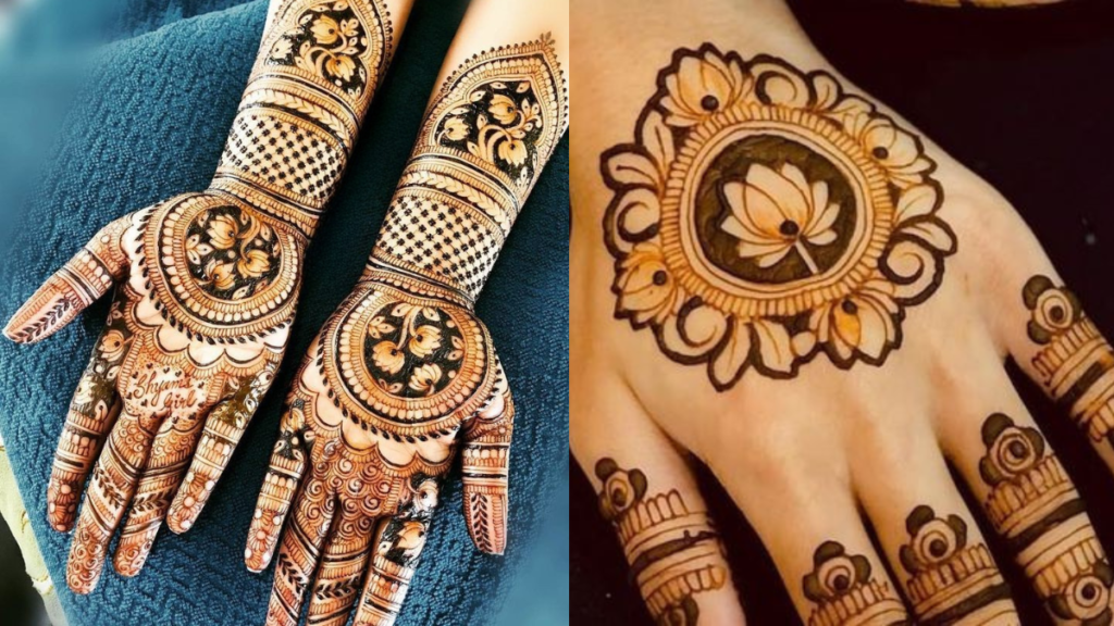 hand simple mehndi design