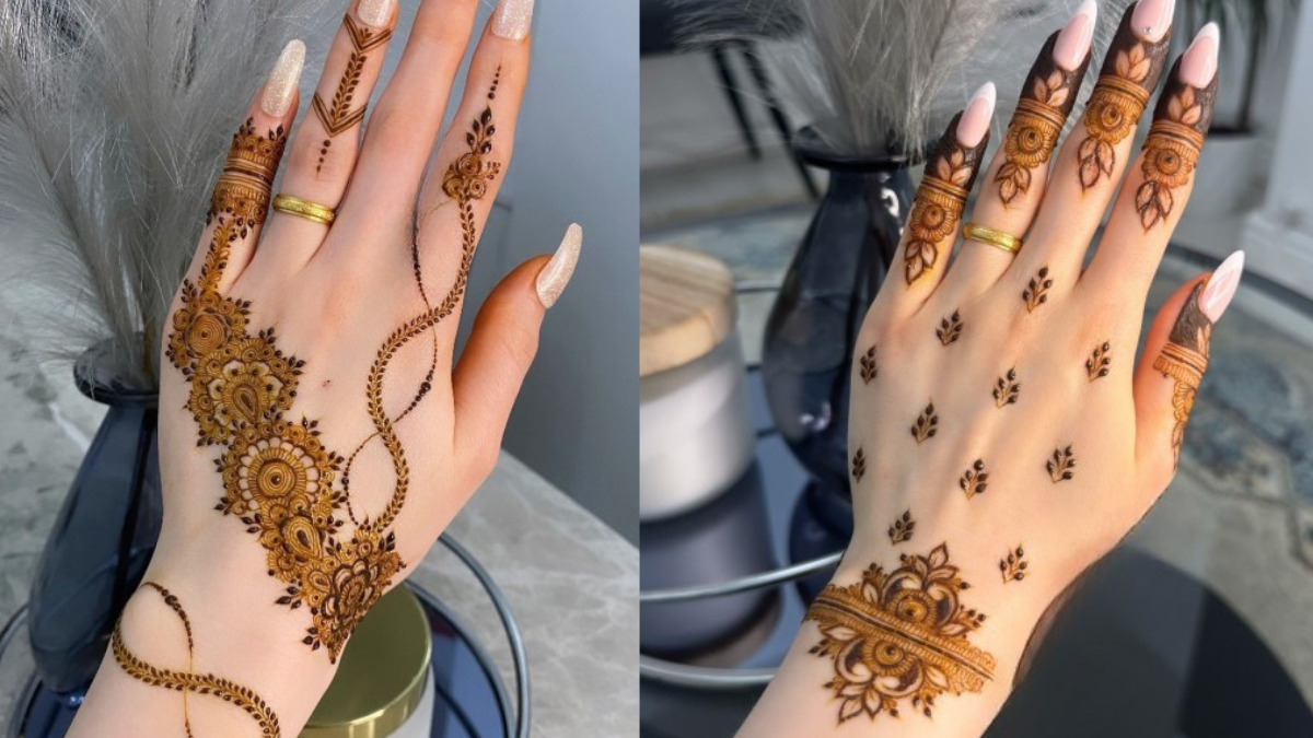mehndi design easyहाथों को खूबसूरती से सजाने का परफेक्ट तरीका – नाम के साथ सिंपल, रॉयल और आकर्षक मेहंदी डिजाइन के बेहतरीन