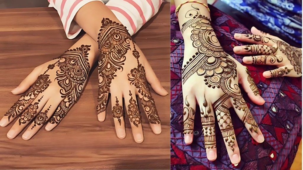 Small aesthetic henna designs