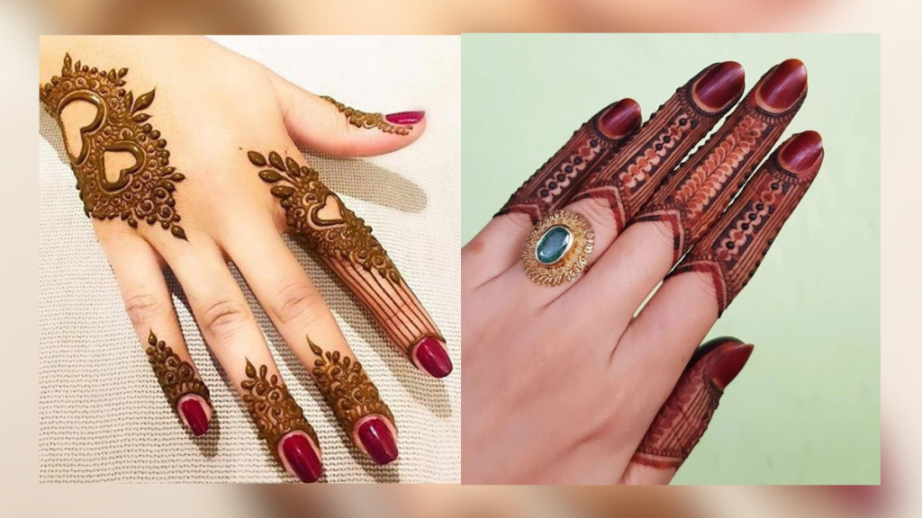 Finger mehendi desgin 2025 फिंगर मेहंदी डिजाइन जो हर किसी की नजरें खींच लें