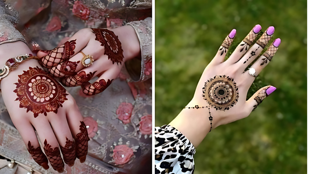 Small aesthetic henna designs
