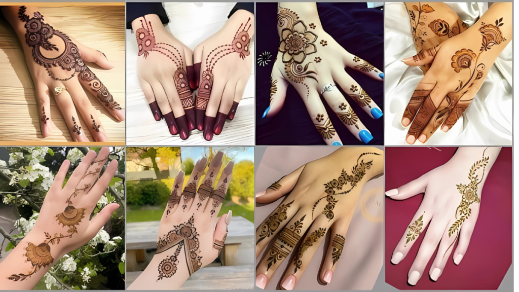 Small aesthetic henna designs