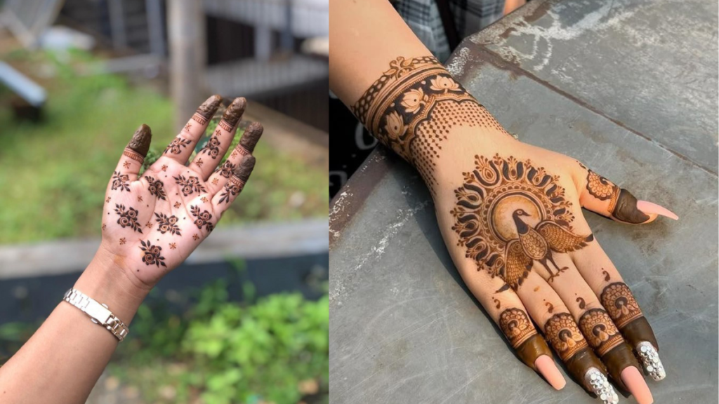 Mehndi design back hand