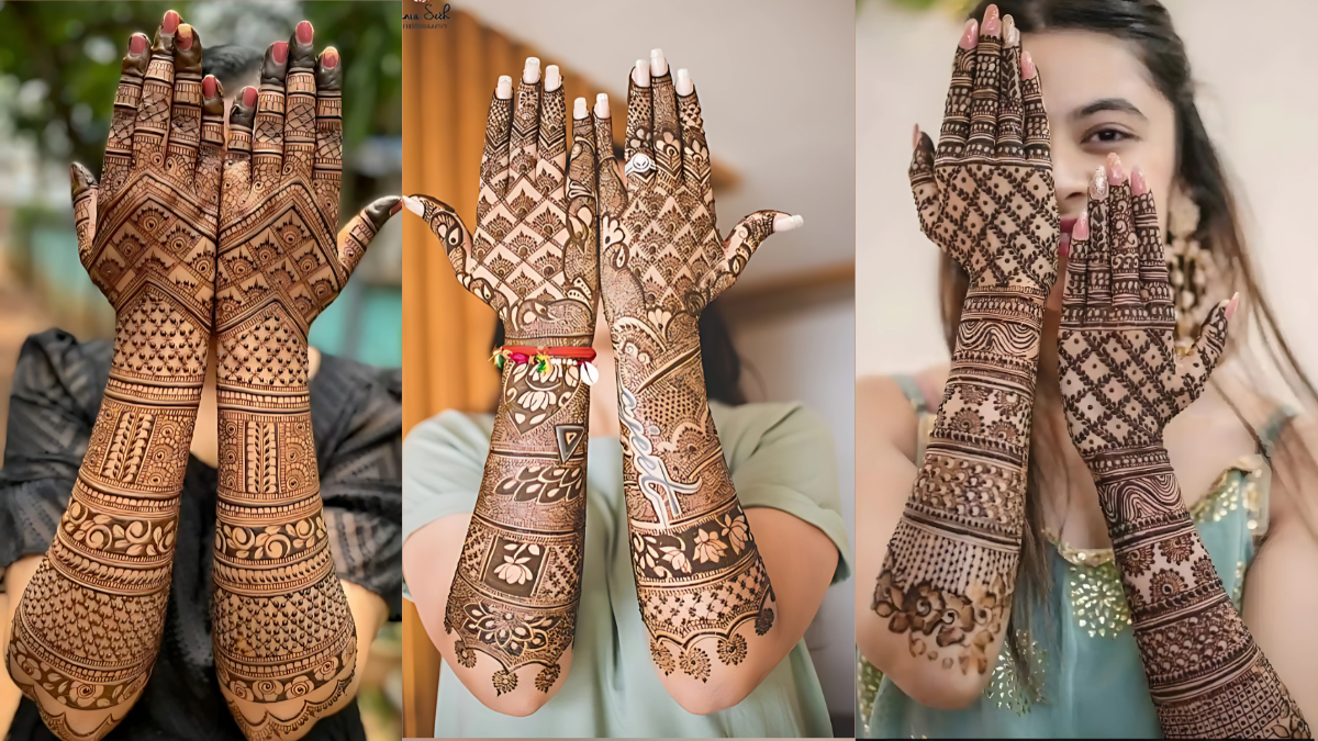 Mehndi design back hand