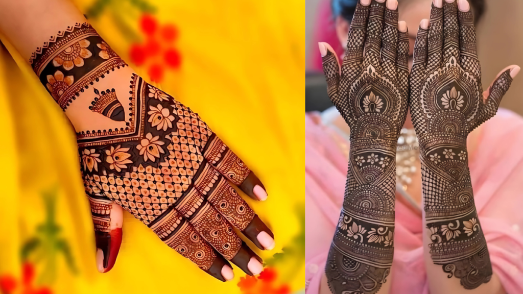 Mehndi design simple back hand