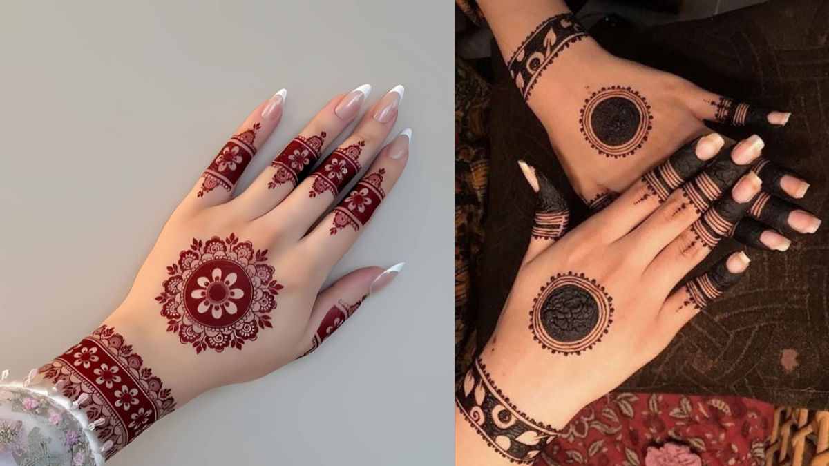 stylish simple mehndi design