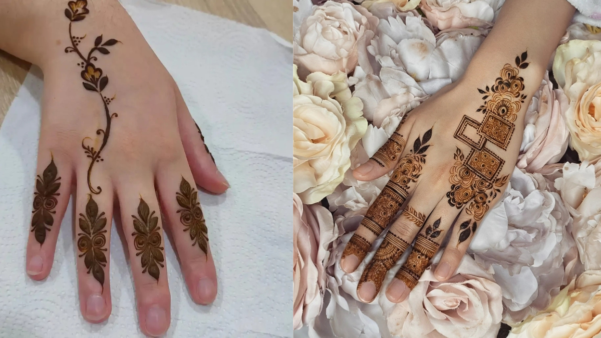 Mehndi design back hend