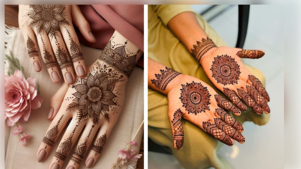 Mehndi design simple back hand