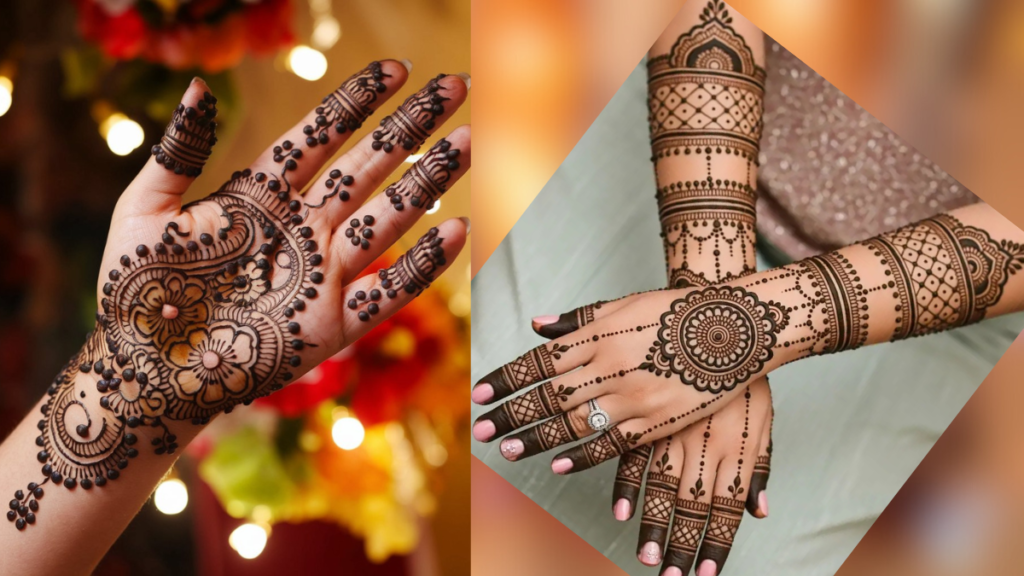 Minimal mehndi designs