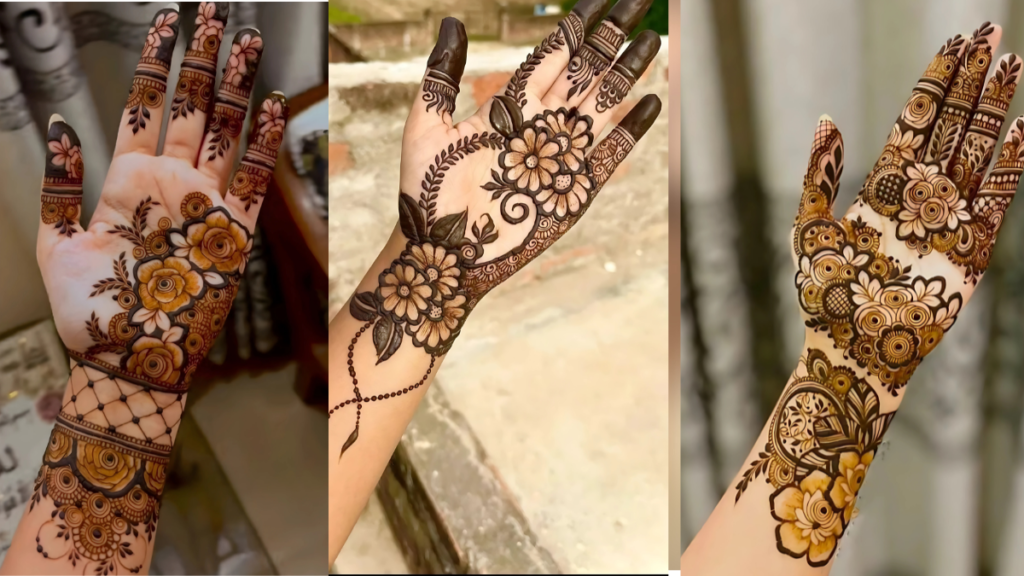 Aesthetic mehndi design