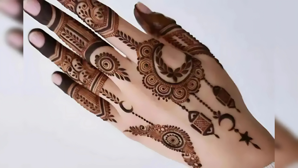 Pakistani mehandi design 2025