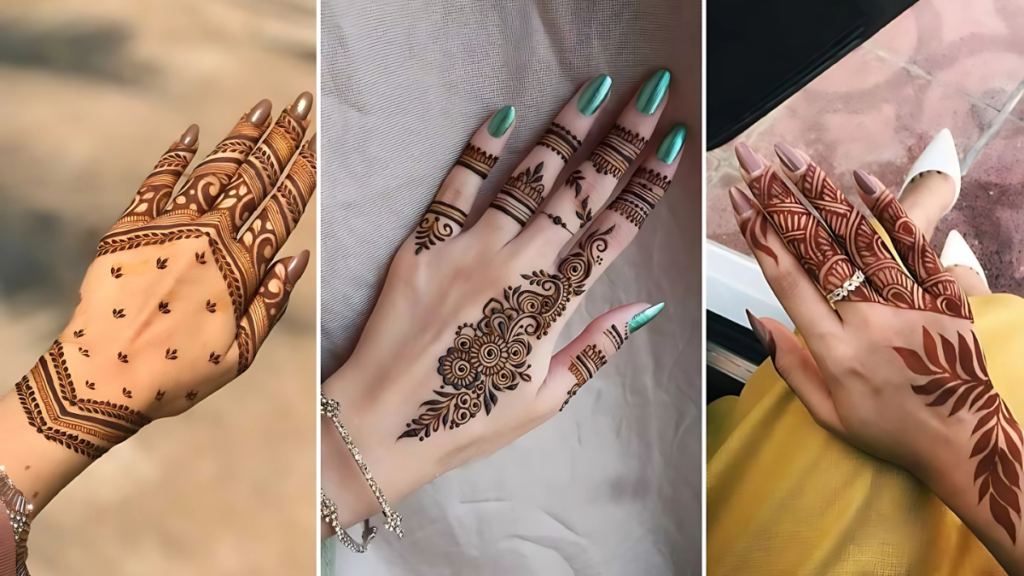 Back mehndi design 