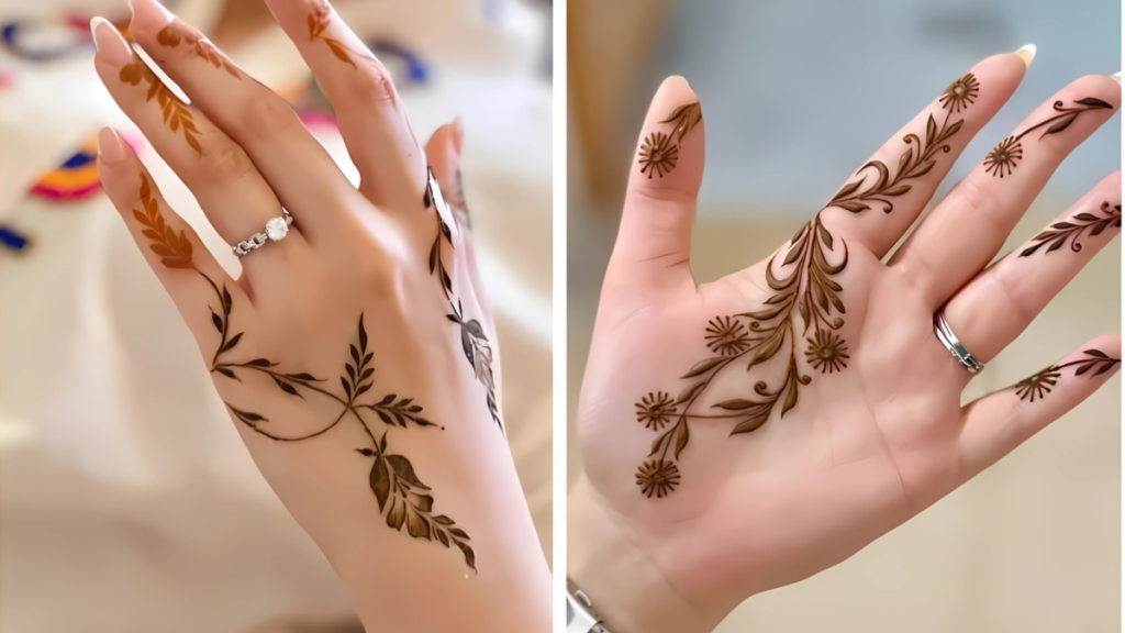 Girl mehndi design
