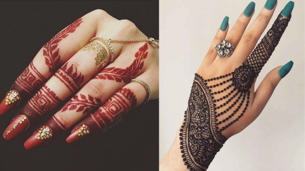 Finger mehendi desgin 2025 फिंगर मेहंदी डिजाइन जो हर किसी की नजरें खींच लें