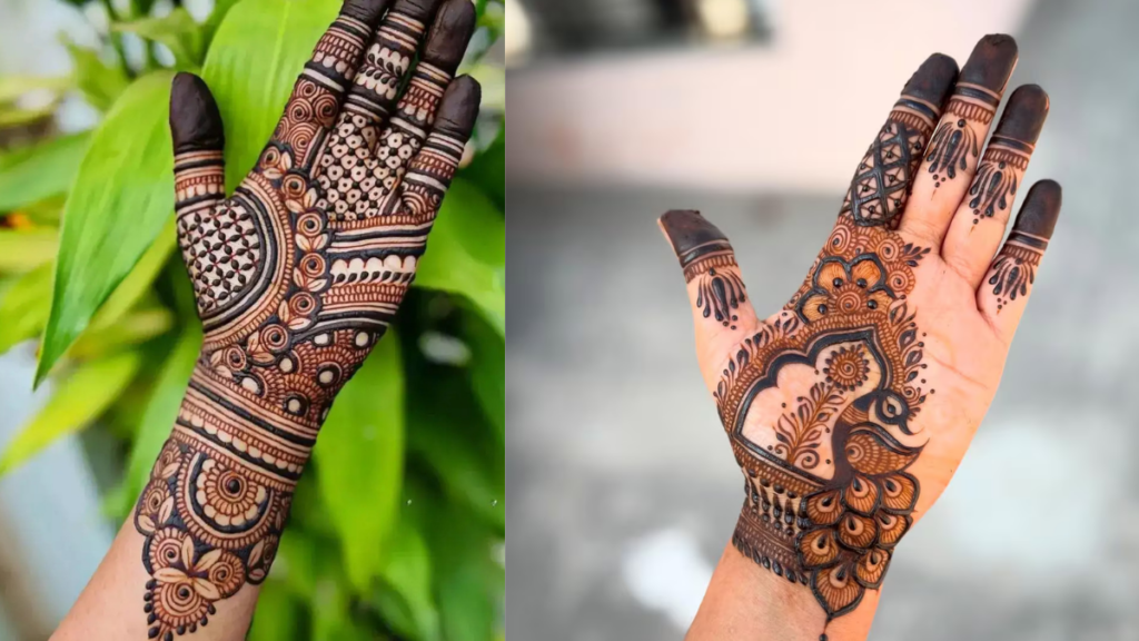 Easy mehendi desgin front hand  अब सजे हर हाथ आसान और नए फ्रंट हैंड मेहंदी डिज़ाइन से, जो दिखें ट्रेंडी और हटके file name is frontsss1-1024x576.png