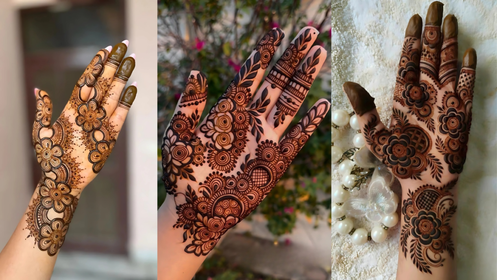 Aesthetic mehndi design