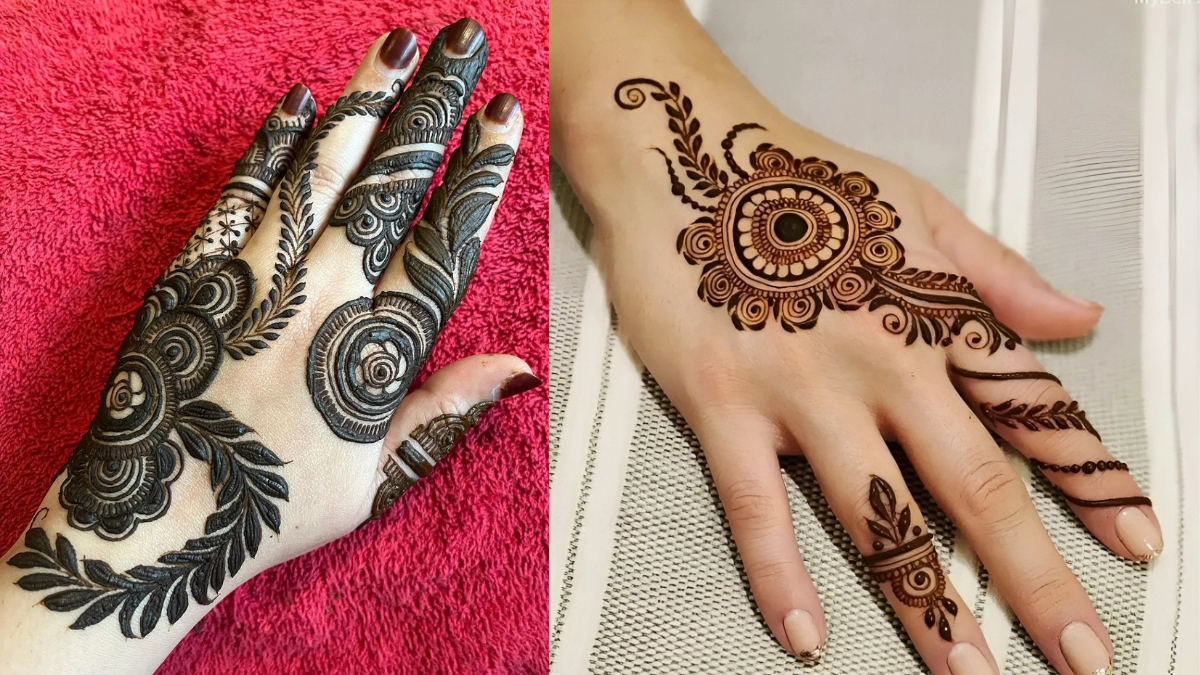 Back easy simple mehndi design