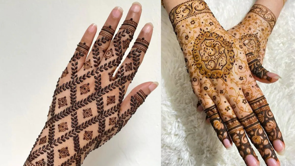 Back easy simple mehndi design
