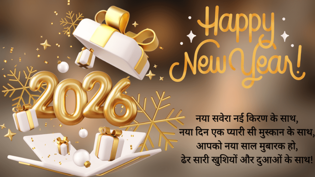 नए साल 2026 की शुभकामनाएं