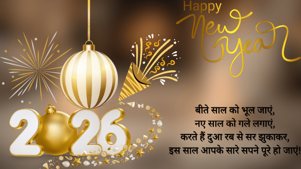 नए साल 2026 की शुभकामनाएं
